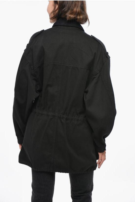  이자벨마랑 데님 자켓 VE0358FB B3G02E 30MI Black - ISABEL MARANT