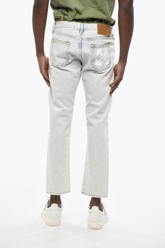  오프화이트 데님 팬츠 OMYA148C99DEN0054001 Light blue - OFF WHITE