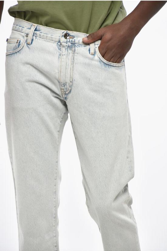  오프화이트 데님 팬츠 OMYA148C99DEN0054001 Light blue - OFF WHITE