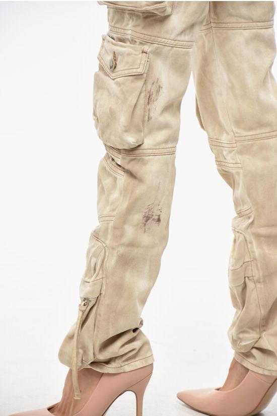  디 아티코 스트레이트 팬츠 236WCP113 D060 519 Beige - THE ATTICO