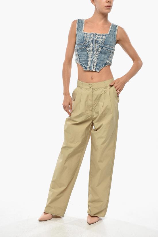  삭스파츠 스트레이트 팬츠 33028 A0006 Beige - SAKS POTTS