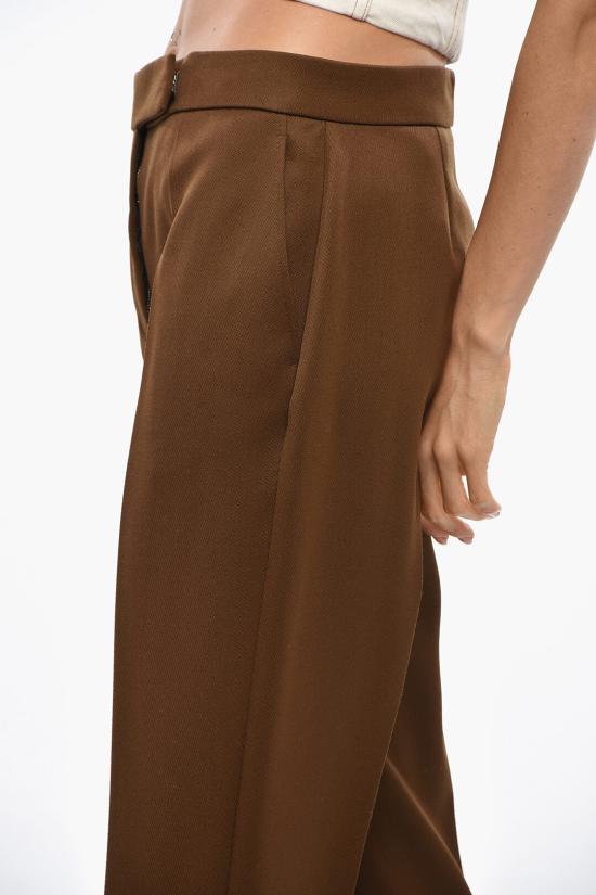  토리버치 스트레이트 팬츠 140151 200 Brown - TORY BURCH