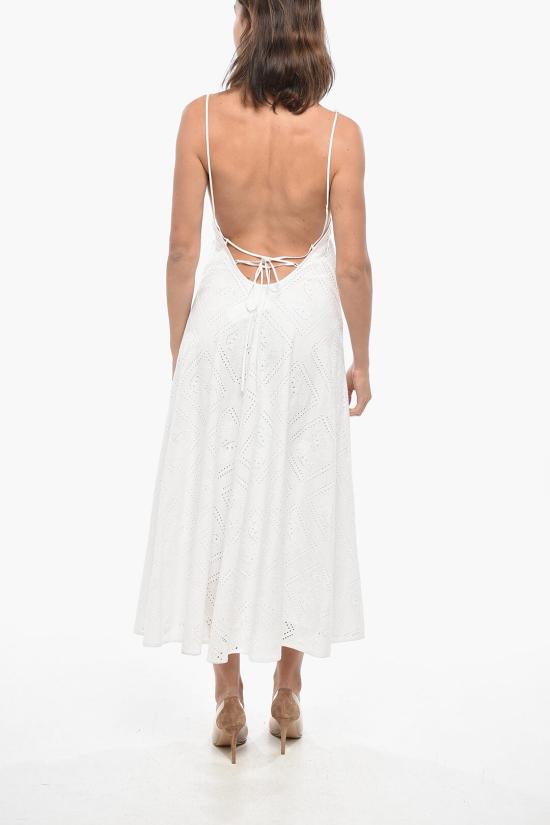  토리버치 롱 원피스 160091 100 White - TORY BURCH