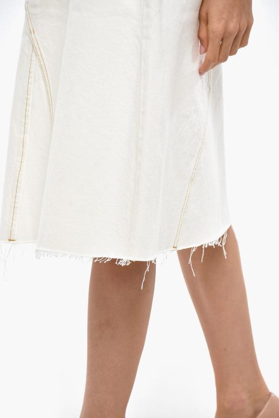  토리버치 데님 스커트 158016 106 White - TORY BURCH