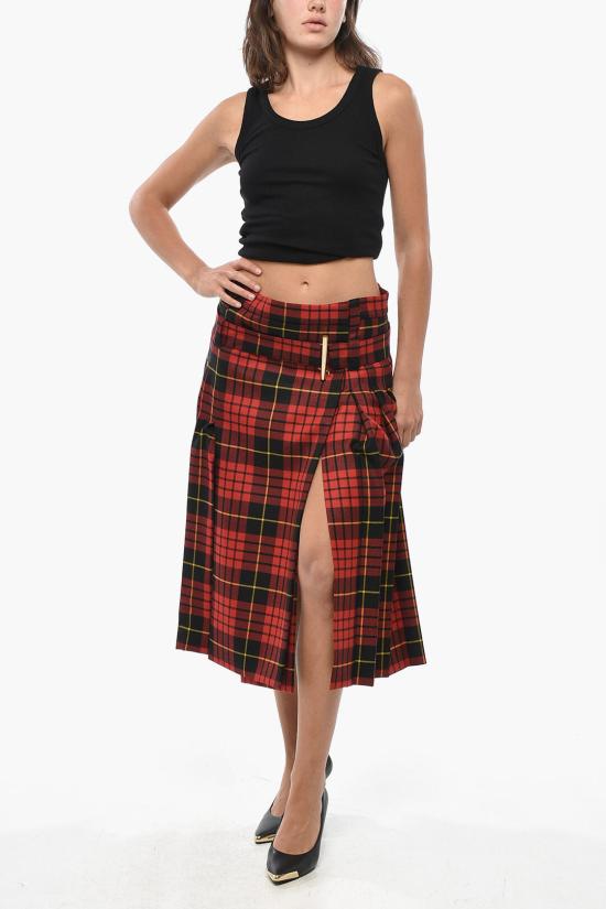  알렉산더 맥퀸 롱 스커트 807987 QJAEJ 6120 Red - ALEXANDER MCQUEEN