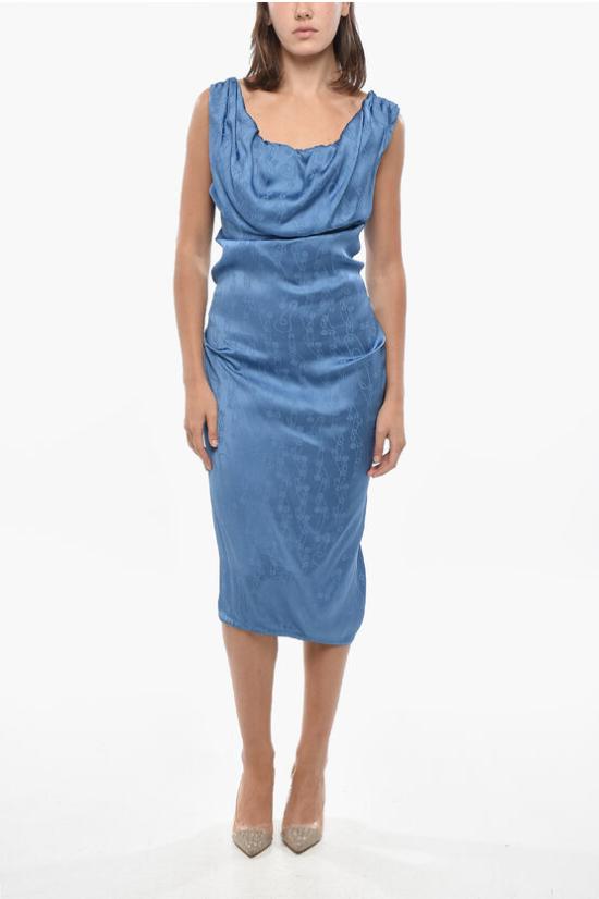  비비안웨스트우드 롱 원피스 1101031TW00WV K208 Light blue