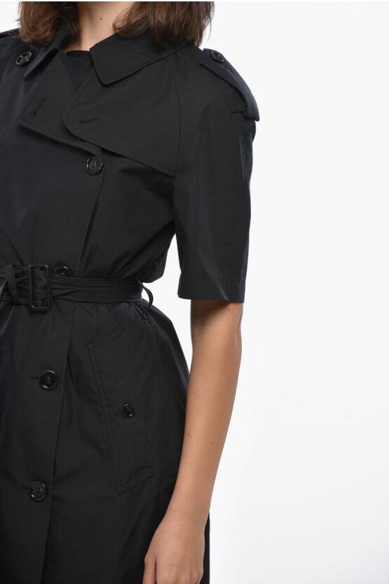  버버리 숏 원피스 8071035 Black - BURBERRY