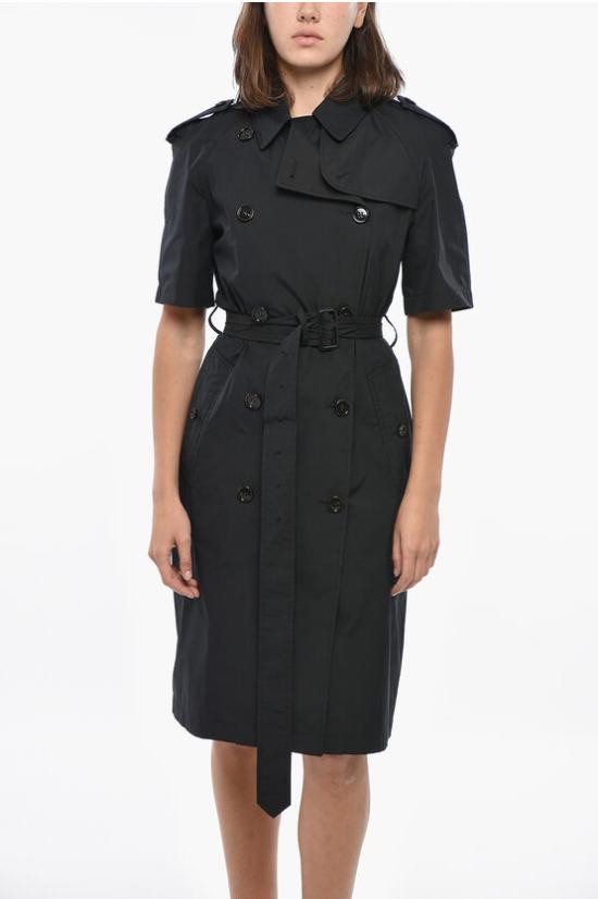  버버리 숏 원피스 8071035 Black - BURBERRY