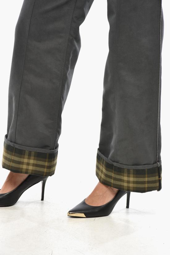  버버리 스트레이트 팬츠 8099352 C1501 Gray - BURBERRY