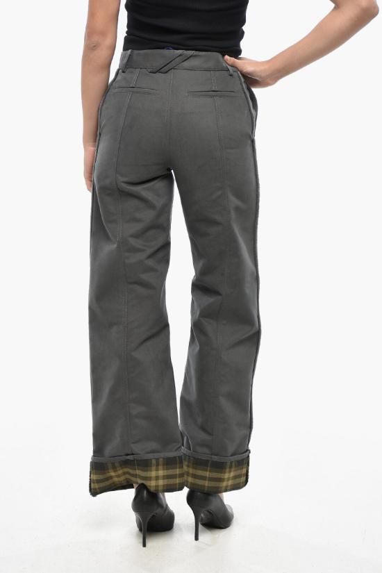  버버리 스트레이트 팬츠 8099352 C1501 Gray - BURBERRY