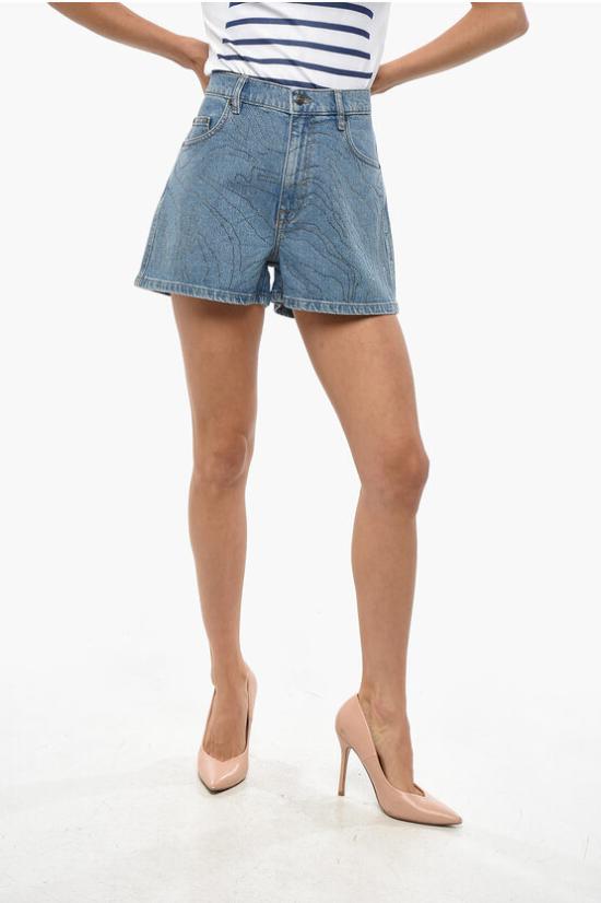  로테이트 데님 숏팬츠 1126391468 1468 Light blue