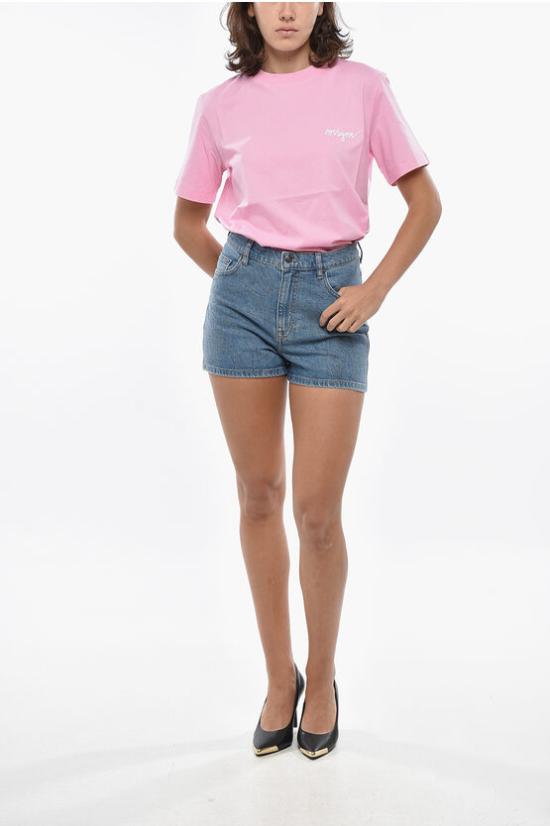  로테이트 데님 숏팬츠 1126391468 1468 Light blue - ROTATE