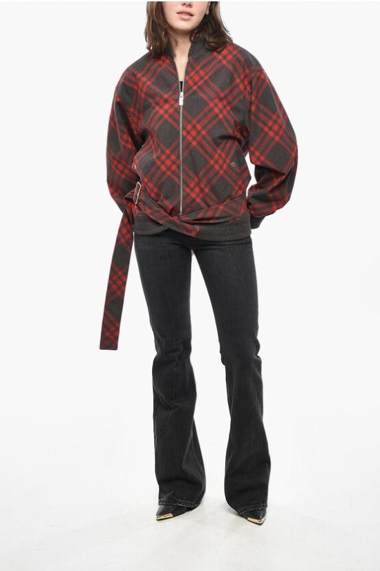  버버리 봄버 자켓 8093007 C1205 Red - BURBERRY