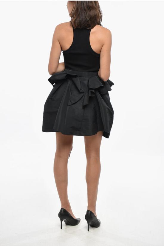  알렉산더 맥퀸 숏 원피스 787280 QLADJ 1000 Black - ALEXANDER MCQUEEN