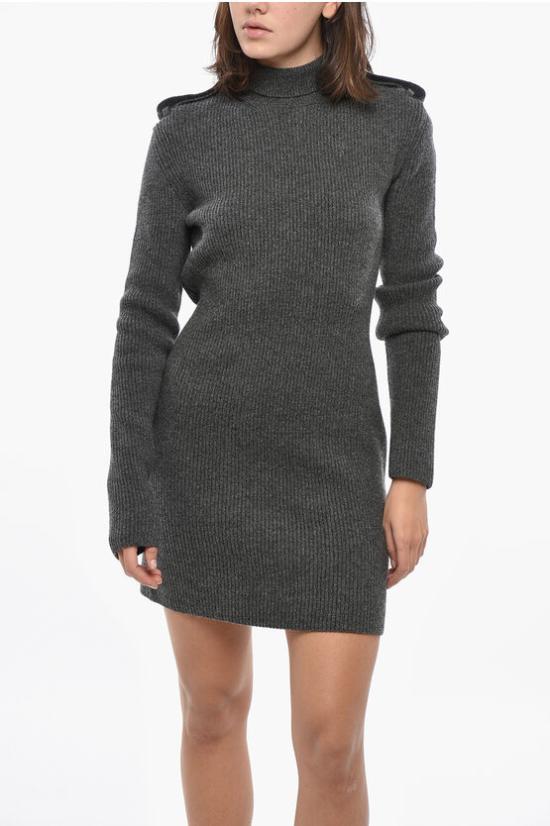  알렉산더 맥퀸 숏 원피스 807656Q1BBP 1015 Gray - ALEXANDER MCQUEEN