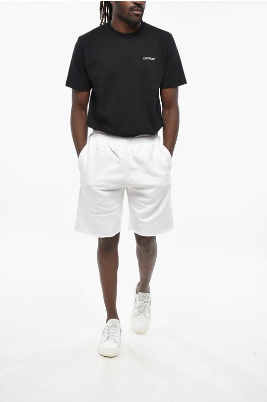  오프화이트 숏팬츠 OMCI012C99FLE0010110 White - OFF WHITE