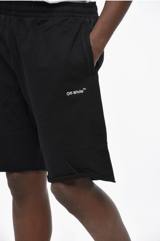  오프화이트 숏팬츠 OMCI012C99FLE0021001 Black - OFF WHITE