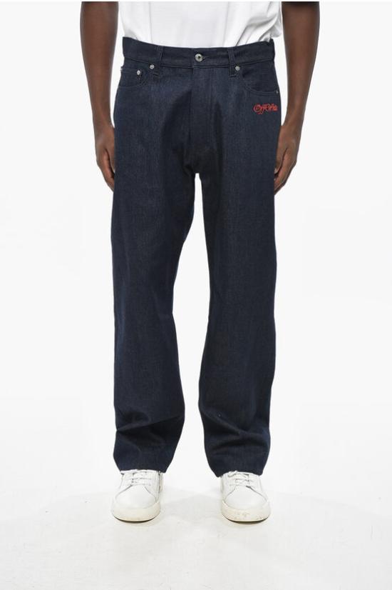  오프화이트 데님 팬츠 OMYA138F24DEN0024625 Blue