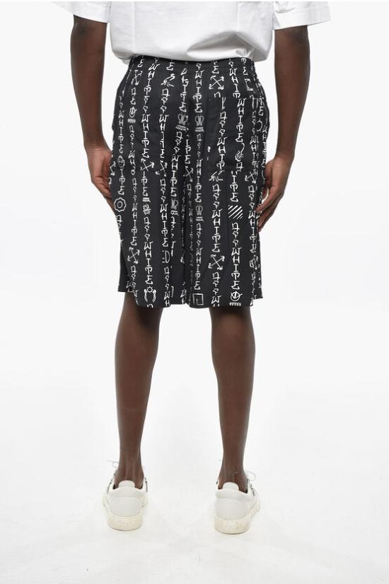  오프화이트 숏팬츠 OMCB092F24FAB0021000 Black - OFF WHITE