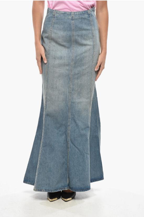  하이쿠레 데님 스커트 HEW08085DF095 L0850 Blue