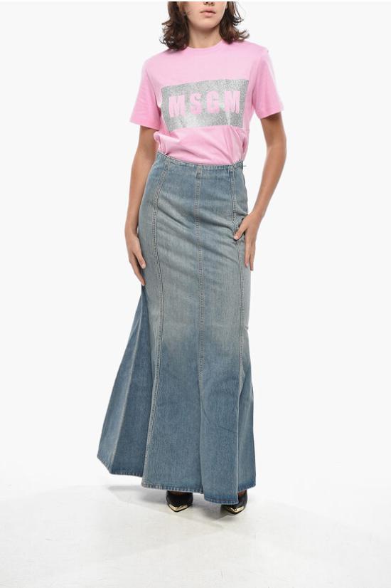  하이쿠레 데님 스커트 HEW08085DF095 L0850 Blue - HAIKURE