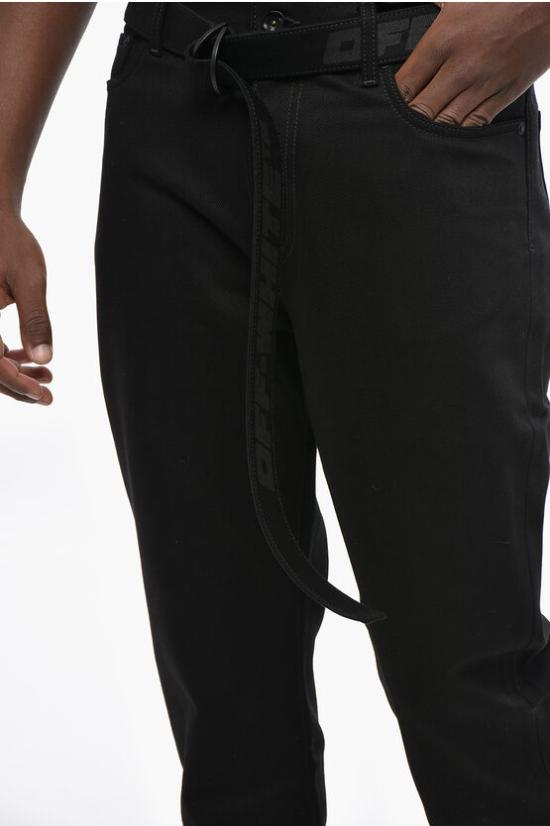  오프화이트 데님 팬츠 OMYA142C99DEN0011010 Black - OFF WHITE