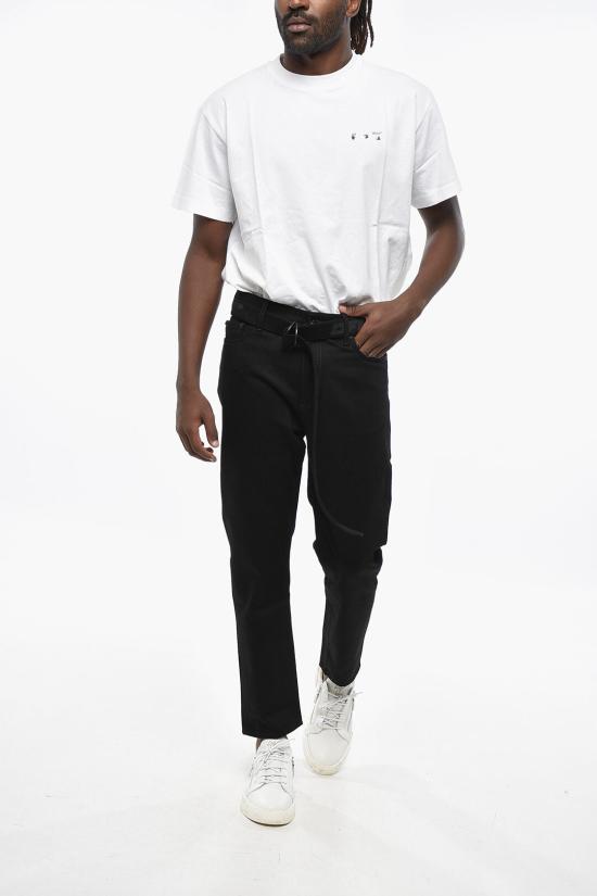  오프화이트 데님 팬츠 OMYA142C99DEN0011010 Black - OFF WHITE