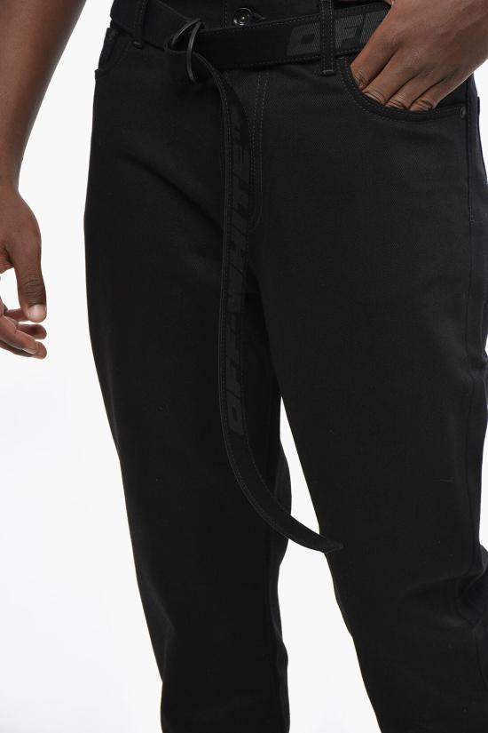  오프화이트 데님 팬츠 OMYA142C99DEN0011010 Black - OFF WHITE