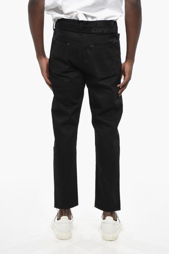  오프화이트 데님 팬츠 OMYA142C99DEN0011010 Black - OFF WHITE