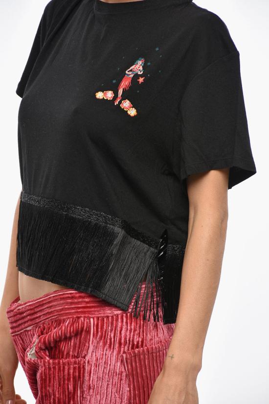  알라누이 반팔 티셔츠 LWAA001 013036 1188 Black - ALANUI