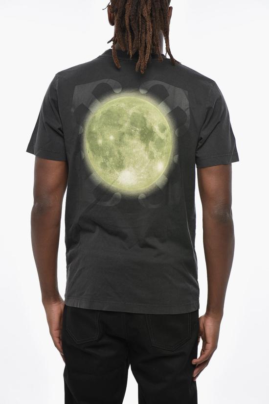  오프화이트 반팔 티셔츠 OMAA027F23JER0111084 Grigio Antracite - OFF WHITE