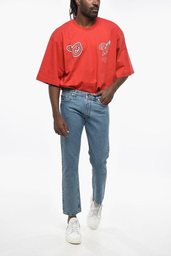  오프화이트 데님 팬츠 OMYA147C99DEN0024901 Light blue - OFF WHITE