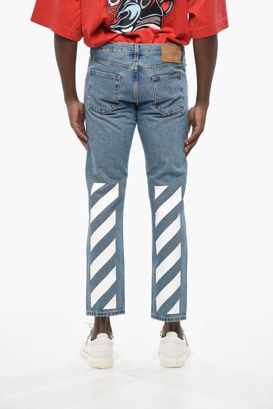  오프화이트 데님 팬츠 OMYA147C99DEN0024901 Light blue - OFF WHITE