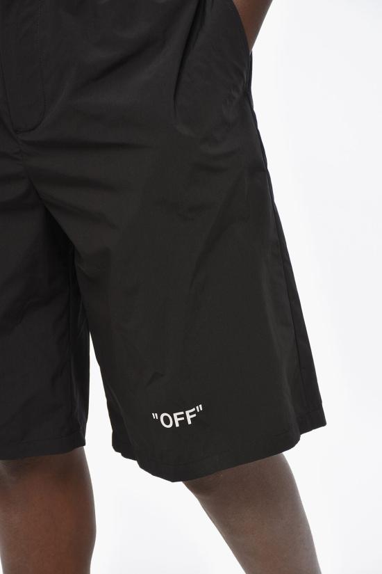  오프화이트 숏팬츠 OMCB070C99FAB0011001 Black - OFF WHITE