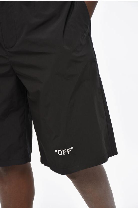  오프화이트 숏팬츠 OMCB070C99FAB0011001 Black - OFF WHITE