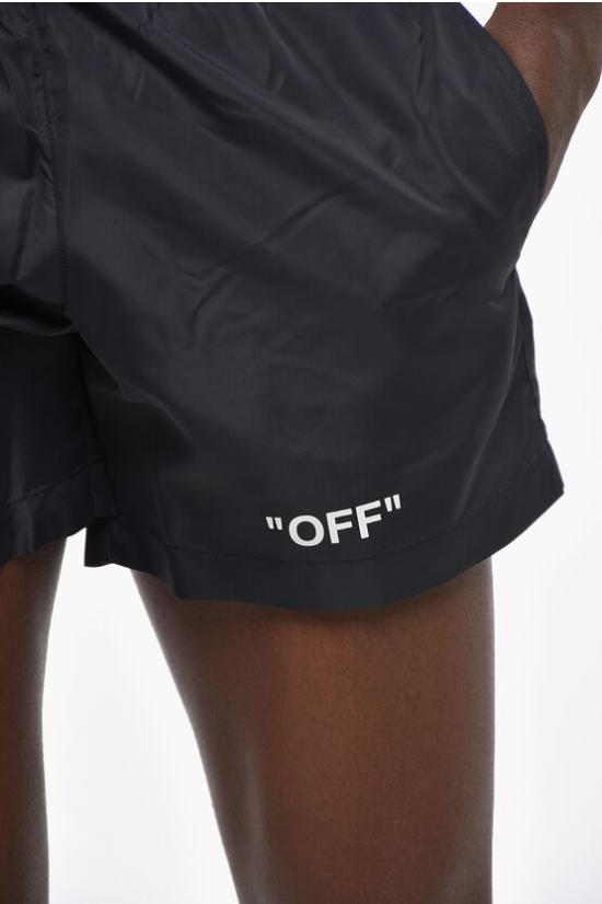  오프화이트 스윔팬츠 OMFA003C99FAB0021001 Black - OFF WHITE