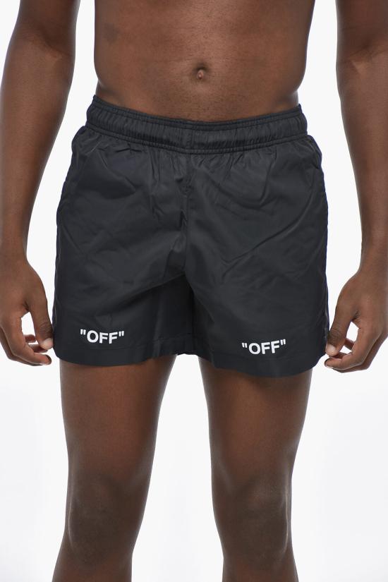  오프화이트 스윔팬츠 OMFA003C99FAB0021001 Black