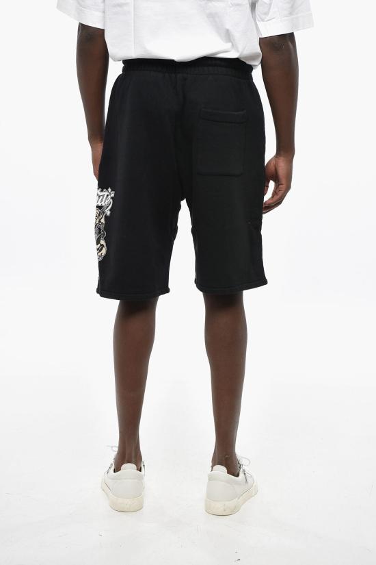  오프화이트 숏팬츠 OMCI013F24FLE0061084 Black - OFF WHITE