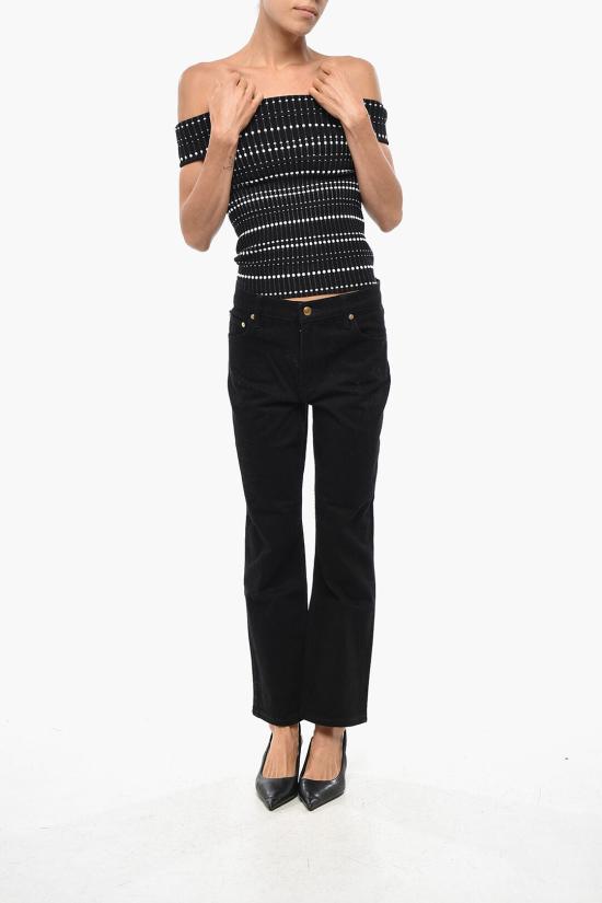  토리버치 데님 팬츠 161597 006 Black - TORY BURCH