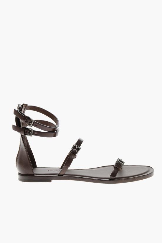  막스마라 샌들 EVEGFLAT 2414521032 005 Brown - MAX MARA