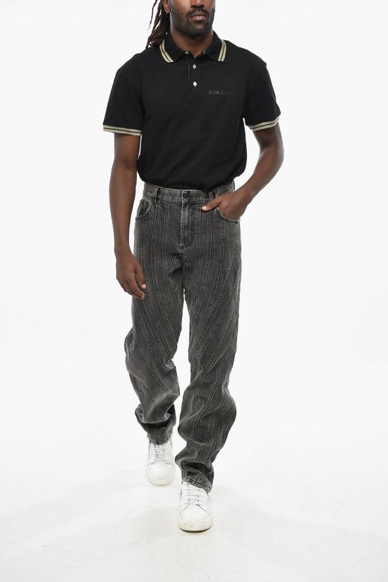  뮈글러 데님 팬츠 24F6PA0327211 WA99 Black - MUGLER