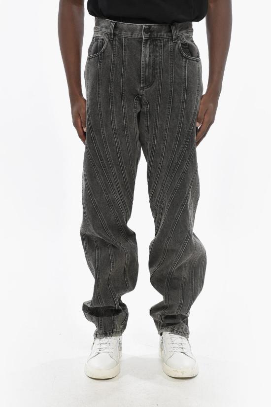  뮈글러 데님 팬츠 24F6PA0327211 WA99 Black