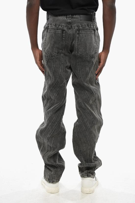  뮈글러 데님 팬츠 24F6PA0327211 WA99 Black - MUGLER