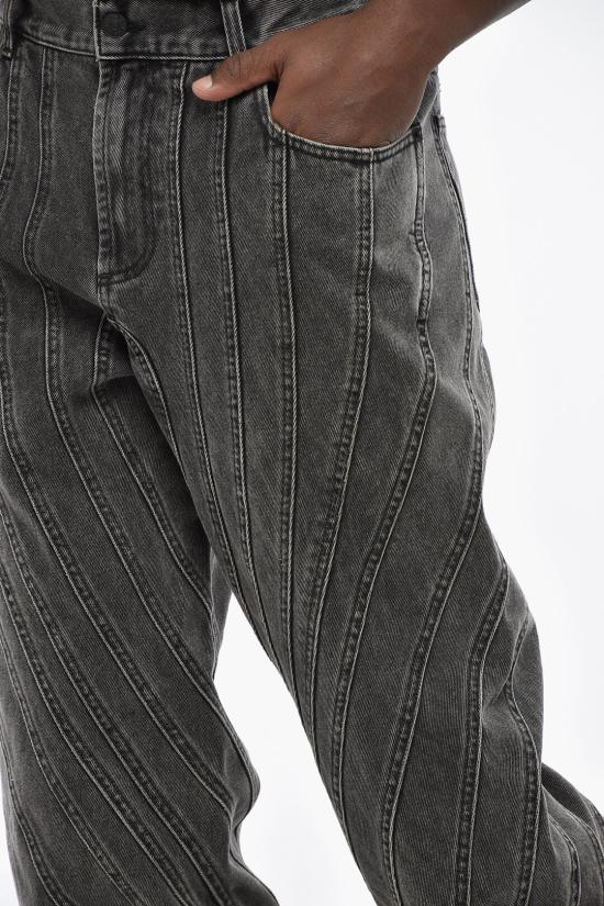  뮈글러 데님 팬츠 24F6PA0327211 WA99 Black - MUGLER