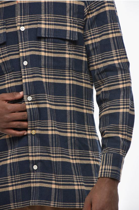  키톤 긴팔 셔츠 UCRRLH0903001003 BLUE Blue - KITON