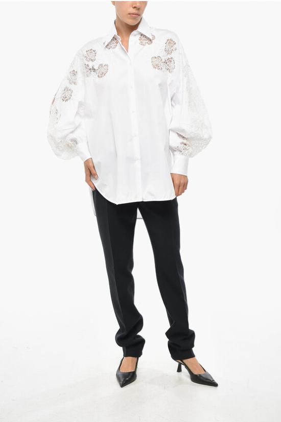  에르마노 설비노 셔츠 D452K305BQP 10601 White - ERMANNO SCERVINO