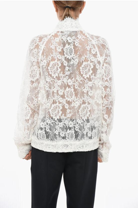  에르마노 설비노 봄버 자켓 D452I300BXD 10602 White - ERMANNO SCERVINO