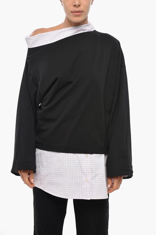  드리스 반 노튼 긴팔 티셔츠 2420111209603 900 Black