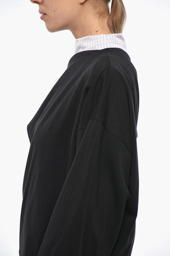  드리스 반 노튼 긴팔 티셔츠 2420111209603 900 Black - DRIES VAN NOTEN