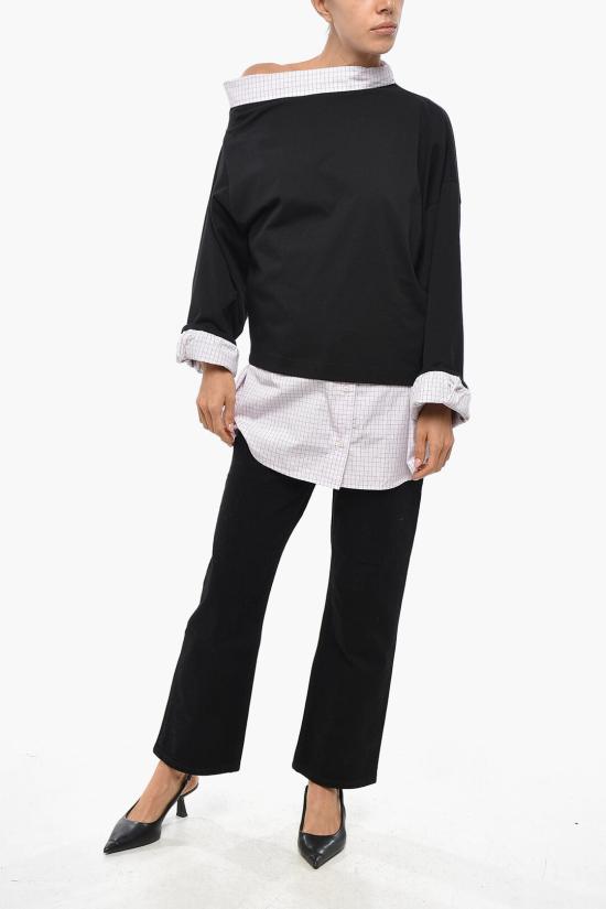  드리스 반 노튼 긴팔 티셔츠 2420111209603 900 Black - DRIES VAN NOTEN